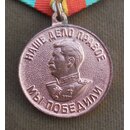 Valiant Labor in the Great Patriotic War 1941-5 Medal