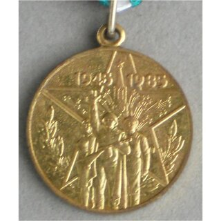 40th Anniversary of Victory in WW II Medal