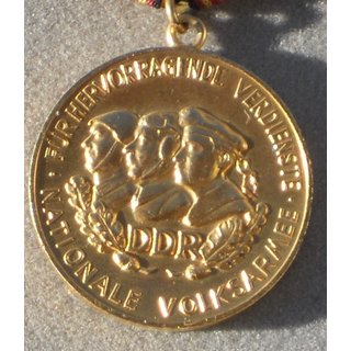 Merit Medal of the NVA, gold