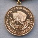 Medaille für treue Dienste in der NVA, gold
