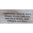 Jacket, Mans, No.4 Dress Army Officers & RAF No.6 Dress Officers & Warrant Officers