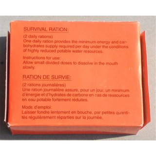 Survival Ration (2 Ration Sets), orange