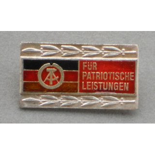 DDR Ehrennadel Nationale Front Silber 