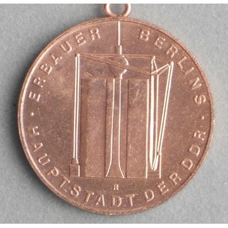 Anerkennungsmedaille Erbauer Berlins, bronze