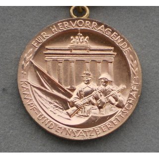 Verdienstmedaille der Kampfgruppen der Arbeiterklasse, bronze