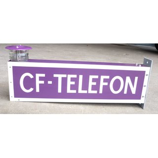 Telephone Information Sign, Danish Civil Defense