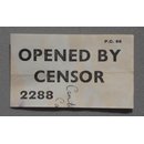 Spandau Prison - Opened by Censor Labels
