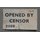 Spandau Prison - Opened by Censor Labels