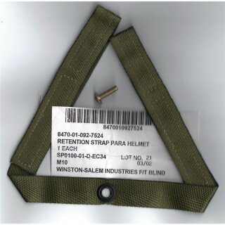Retention Strap, Para Helmet