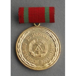 20th Anniversary of the democratic Land Reform Medal