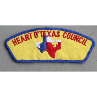 Heart oTexas Council Abzeichen BSA