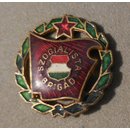 Hungarian Socialist Brigade Badge