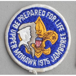Upper Mohawk 1975 Jamboree - Be Prepared for Life Abzeichen BSA