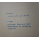 Certificate for the 35 Yrs. Commemorative Badge, MfS