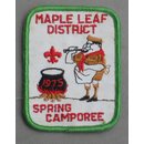 Maple Leaf District 1975 Spring Camporee BSA Patch