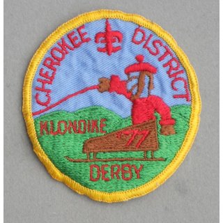 Cherokee District 1977 Klondike Derby BSA Patch