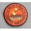 Troop 21- St.Josephs Maplewood, N.J. BSA Patch