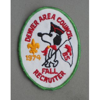 Denver Area Council 1974 Fall Recruiter BSA Patch
