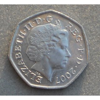 50 Pence Coin - 100 Years of Scouting