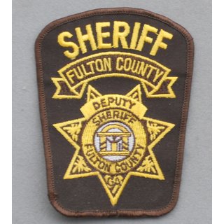  Fulton County - Deputy Sheriff Abzeichen Polizei