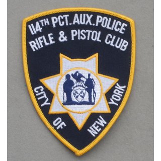 114th Precinct Auxiliary Police Rifle & Pistol Club Police Patch