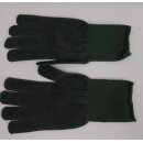 Strickhandschuh Close Combat , Aramid mit Gumminoppen, oliv