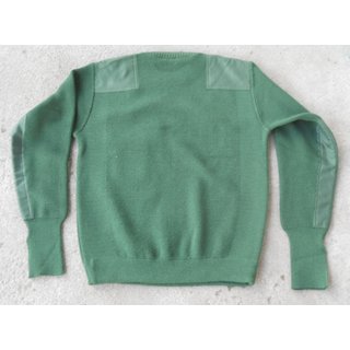 Police Sweater, green with Velcro, new