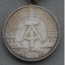 Medaille für treue Dienste in den Kampfgruppen, silber
