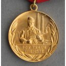 Medaille für treue Dienste in den Kampfgruppen, gold