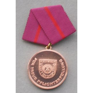 Medal for faithful performance of Duty in the Civil Defense, bronze
