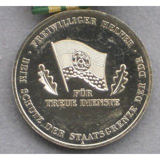 Medaille fr treue Dienste freiwilliger Helfer der Grenztruppen