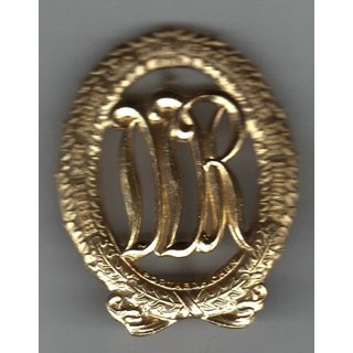 Sports Badge for Adults 1965-90, gold