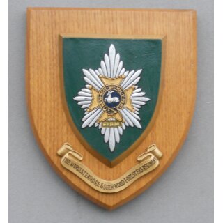 The Worcestershire & Sherwood Foresters Regiment Plaque