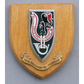 11me Regiment de Chasseurs Plaque