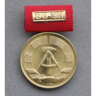 Honourable Medal for the 40th Anniversary of the GDR