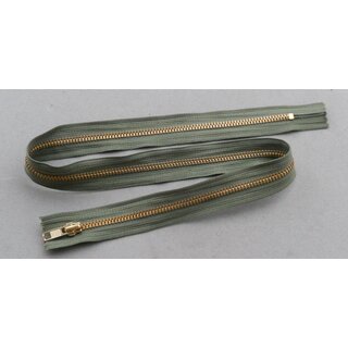 Zipper, Brass, 70cm 