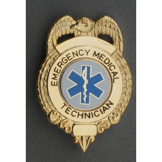 Emergency Medical Technician Breast Badge, small