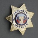 Security Officer Star Breast Badge