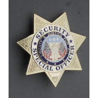 Security Special Officer Star Breast Badge