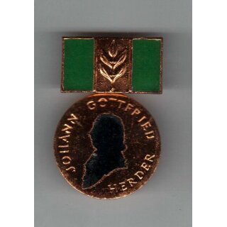 Johann-Gottfried-Herder-Medaille für Studenten, bronze