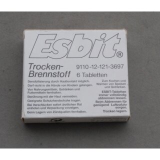 Trockenbrennstoff zum Taschenkocher