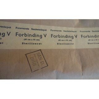 Swedish Forces First Aid Packet Type V, large, early Model