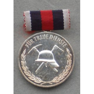 Medaille fr Treue Dienste in der Freiwilligen Feuerwehr, silber