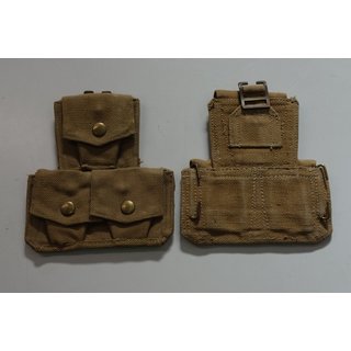 37 Webbing, 3-Fach Patronentaschen, verschiedene