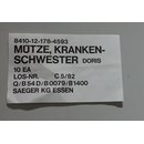 Mütze, Krankenschwester, Modell Doris, weiß