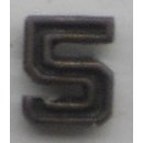 Bronze Numbers  Ribbon Attachment, modern