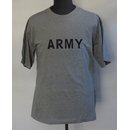 ARMY Sporthemd, kuzarm, grau, alte Art, verschiedene