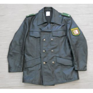 Police - Leather Jacket with writing
