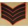 Stripe, Dervice, Foot Guards, RMP   Sleeve Rank Insignia
