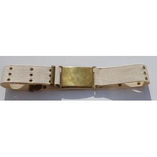 US Army Parade Belt, white